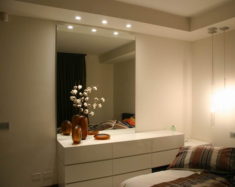 illuminazione integrata camera da letto