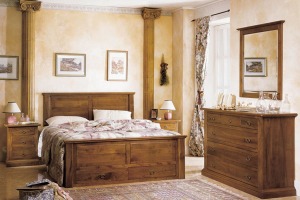 Camera da letto country