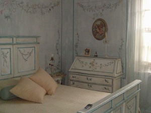 Camera da letto shabby chic